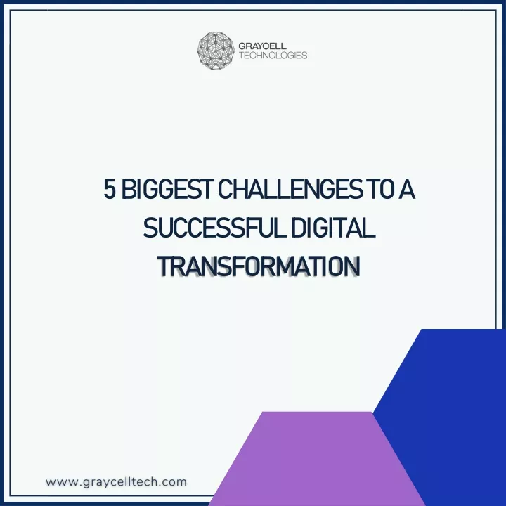 5 biggest challenges to a successful digital