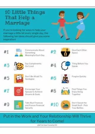 10 Little Things That Help a Marriage
