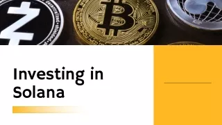 investing in solana