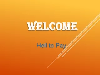 welcome