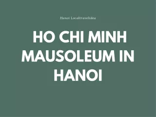 hanoi localtravelidea