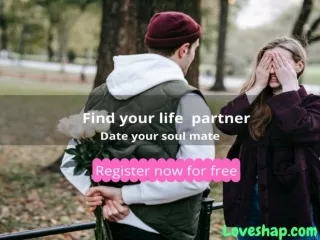 Register here for free and date your match