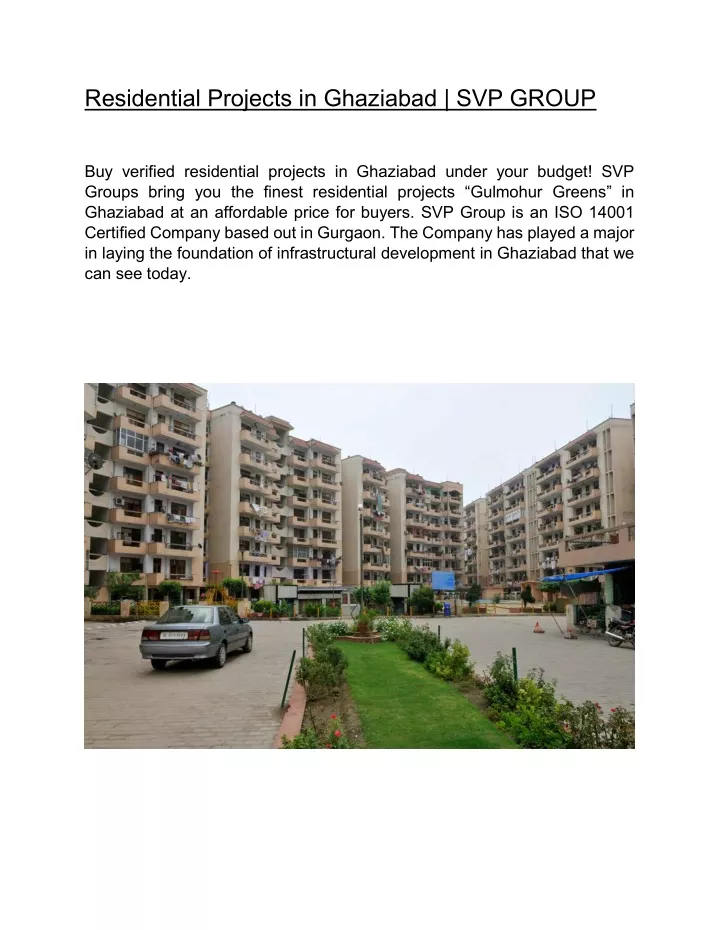 residential projects in ghaziabad svp group