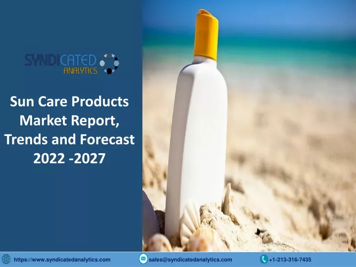 sun care products market report trends