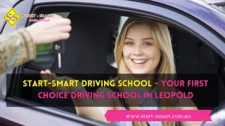 Start-Smart Driving School - Your First Choice Driving School in Leopold and Middle Park