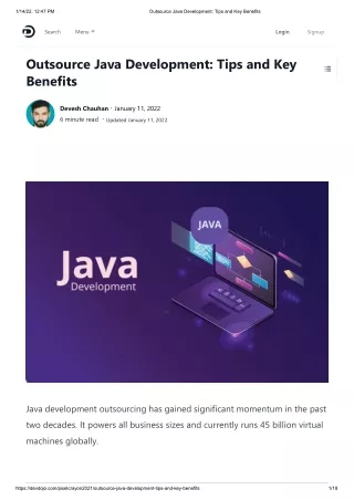 Outsource Java Development_ Tips and Key Benefits