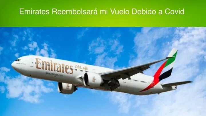 emirates reembolsar mi vuelo debido a covid