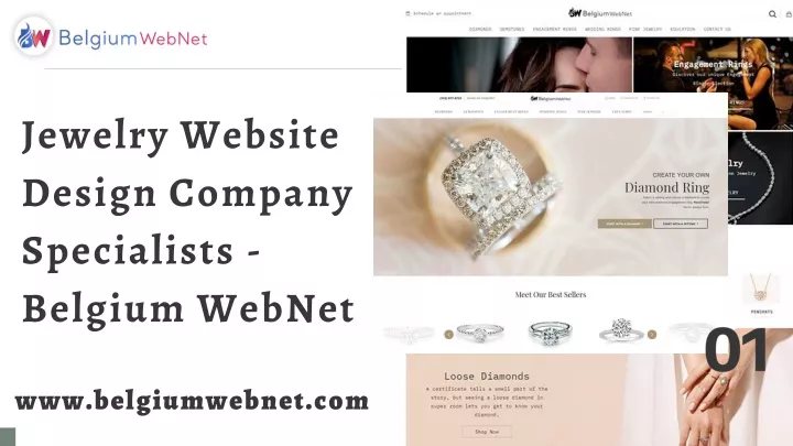 jewelry website design company specialists