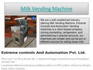 milk vending machine