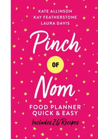 (Epub Download) Pinch of Nom Quick  Easy Food Planner Full