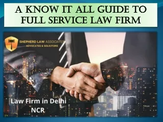 Book  Full Services Law Fir Online