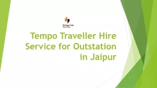 Tempo Traveller Hire Service for Outstation in Jaipur