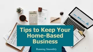 tips to keep your home based business