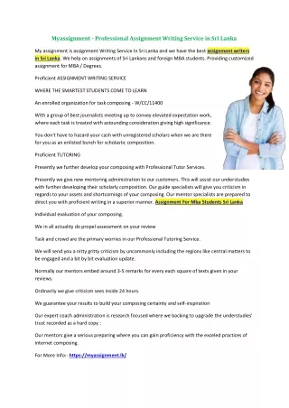 myassignment professional assignment writing