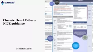 Chronic Heart Failure- NICE Guidance | A4medicine