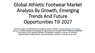 Global Athletic Footwear Market