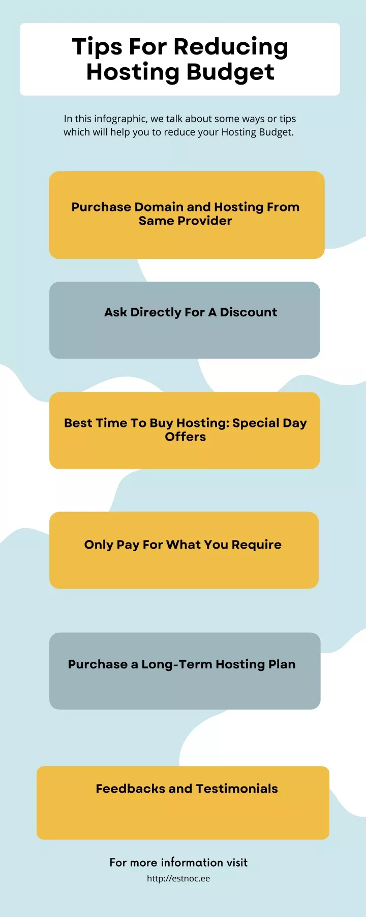 tips for reducing hosting budget