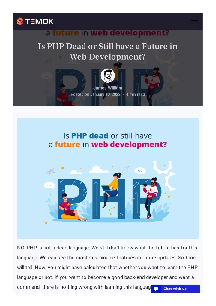 is php dead or still have a future