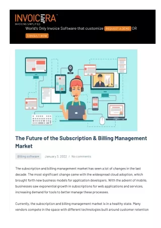 The Future of the Subscription & Billing Management Market