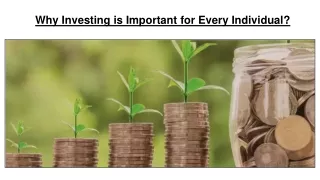 Why Investing is Important for Every Individual? - Ajmera x-change