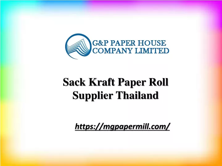 sack kraft paper roll supplier thailand