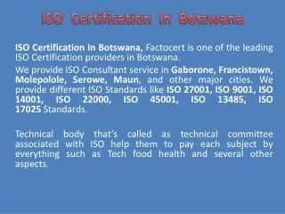 ISO Certification in Botswana-converted
