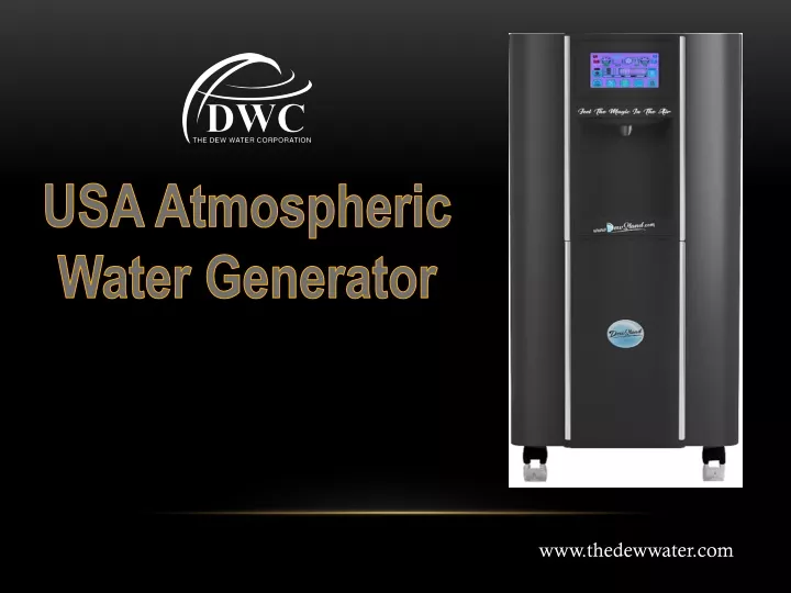 usa atmospheric water generator