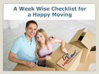 A Week Wise Checklist for a Happy Moving in Mumbai