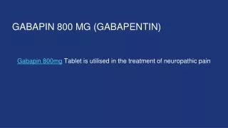 gabapin 800 mg gabapentin