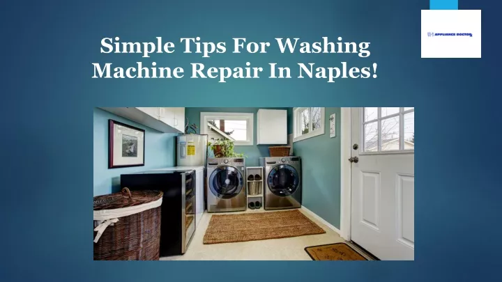 simple tips for washing machine repair in naples