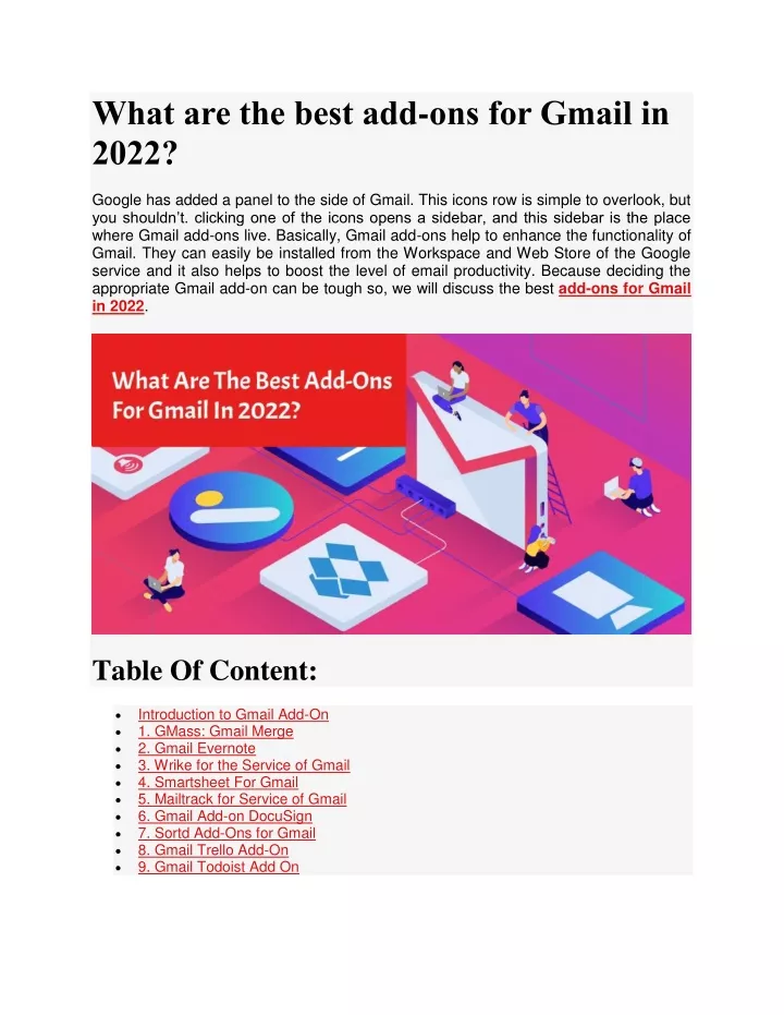 what are the best add ons for gmail in 2022