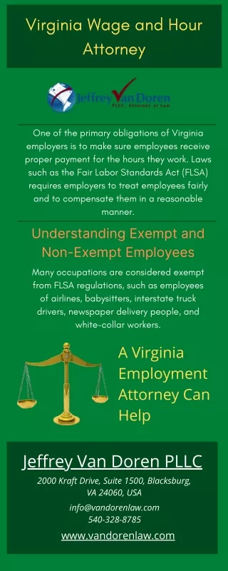 Virginia Wage and Hour Attorney