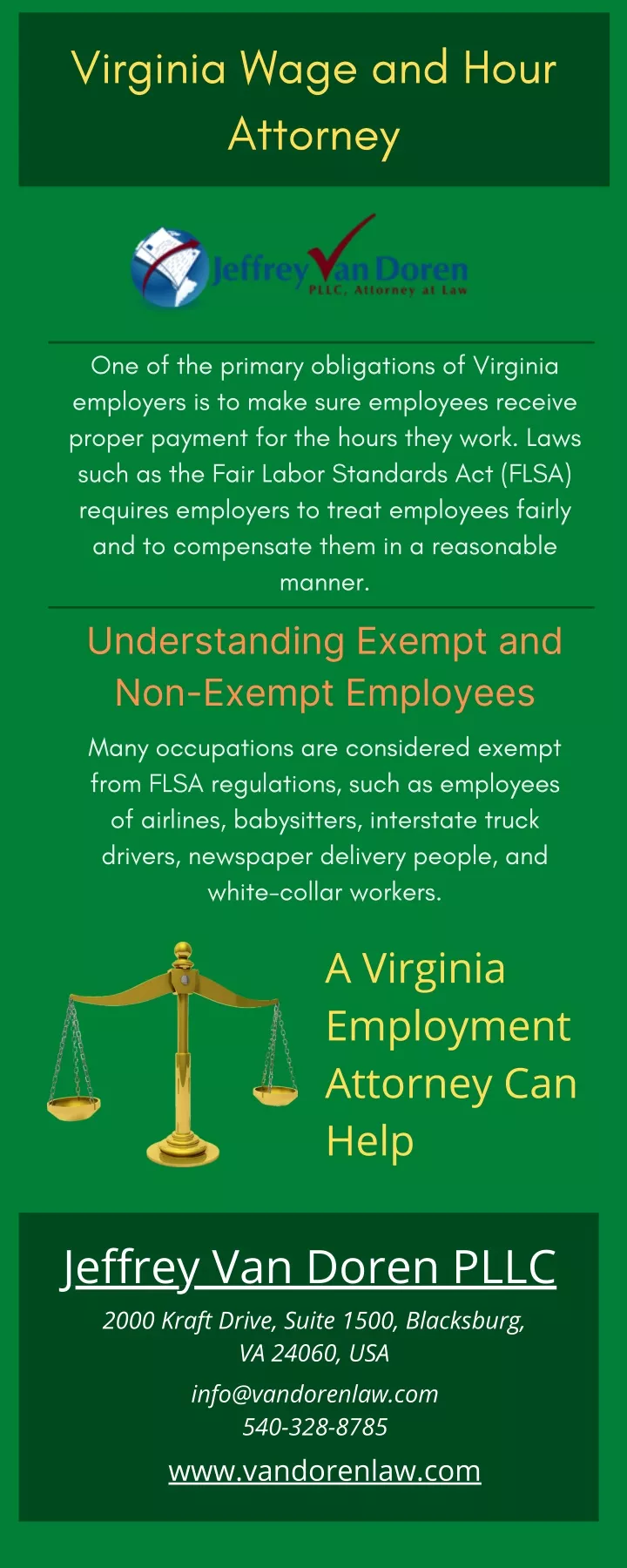 virginia wage and hour attorney