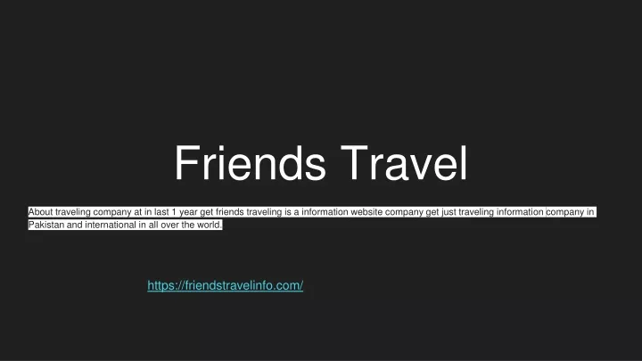 friends travel