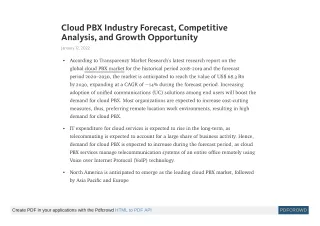 cloud pbx industry forecast competitive analysis