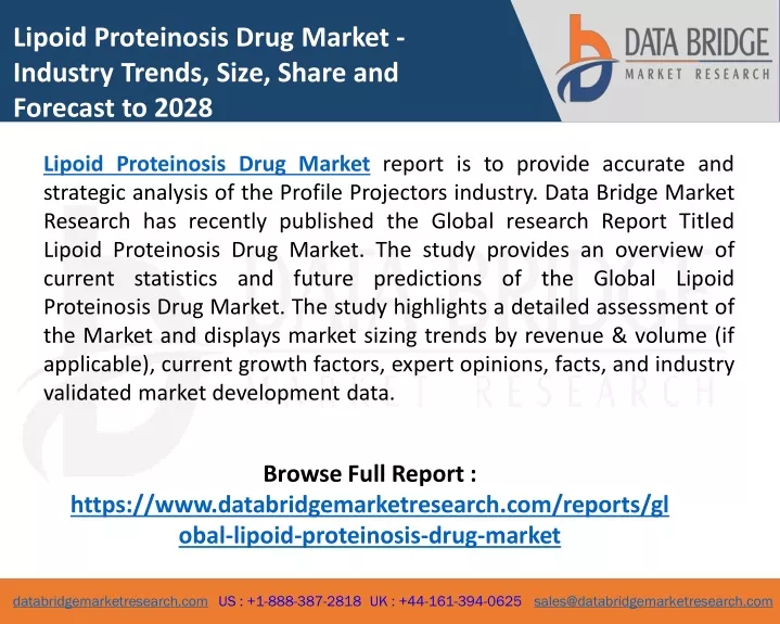 lipoid proteinosis drug market industry trends