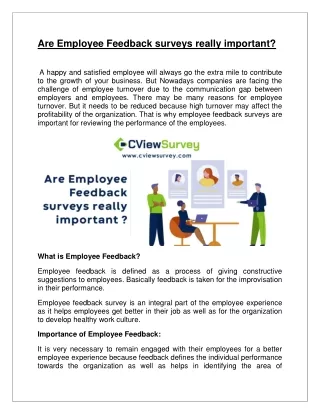 Are Employee Feedback surveys really important-converted