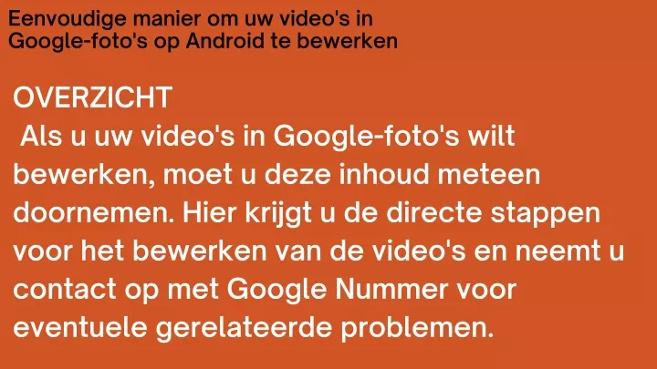 eenvoudige manier om uw video s in google foto