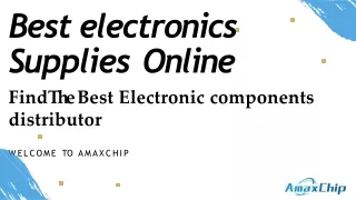 Best electronics supplies online