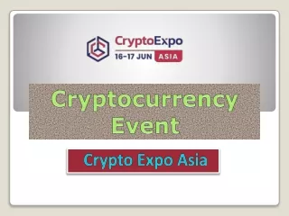 Cryptocurrency Event