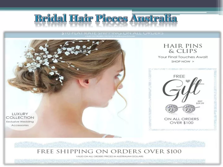 bridal hair pieces australia