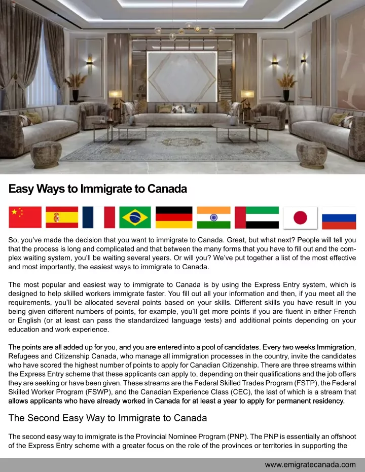 easy ways to immigrate to canada