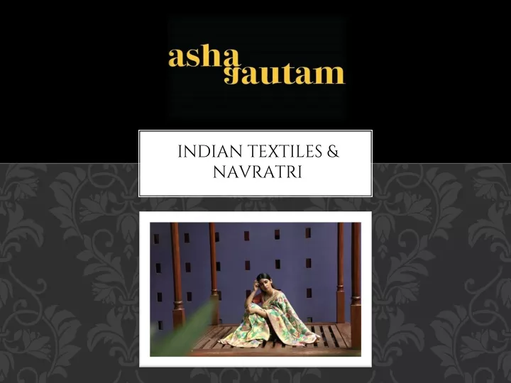 indian textiles navratri