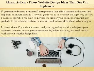 ahmad ashkar finest website design ideas that