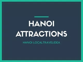 hanoi attractions