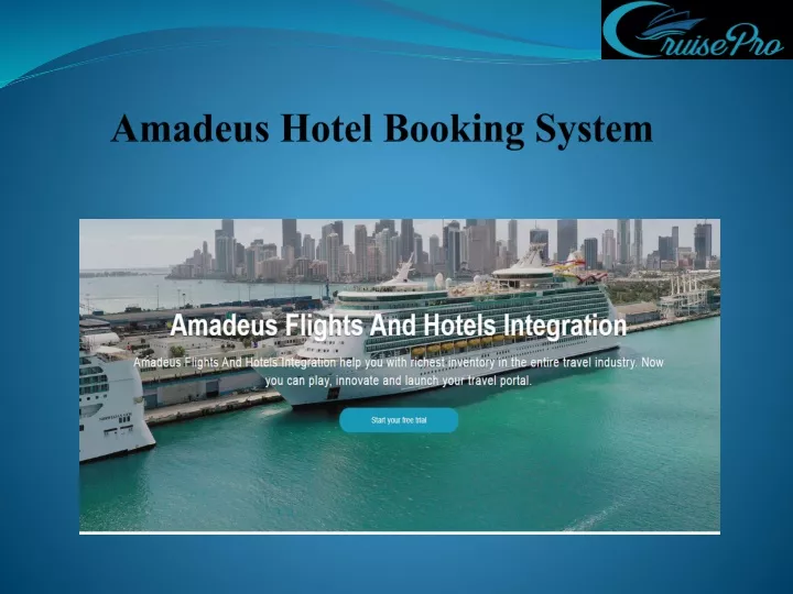 amadeus hotel booking system