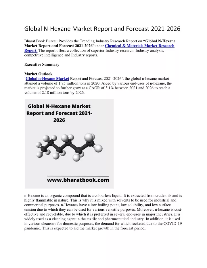 global n hexane market report and forecast 2021