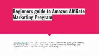 Beginners guide to Amazon Affiliate Marketing Program