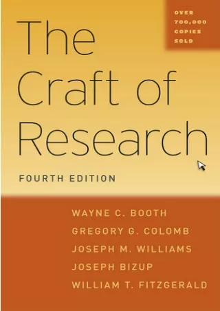 [EbooK Epub] The Craft of Research Full
