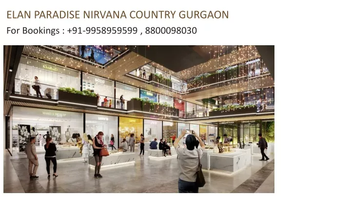 elan paradise nirvana country gurgaon